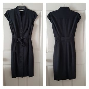 Calvin Klein Gray button down dress